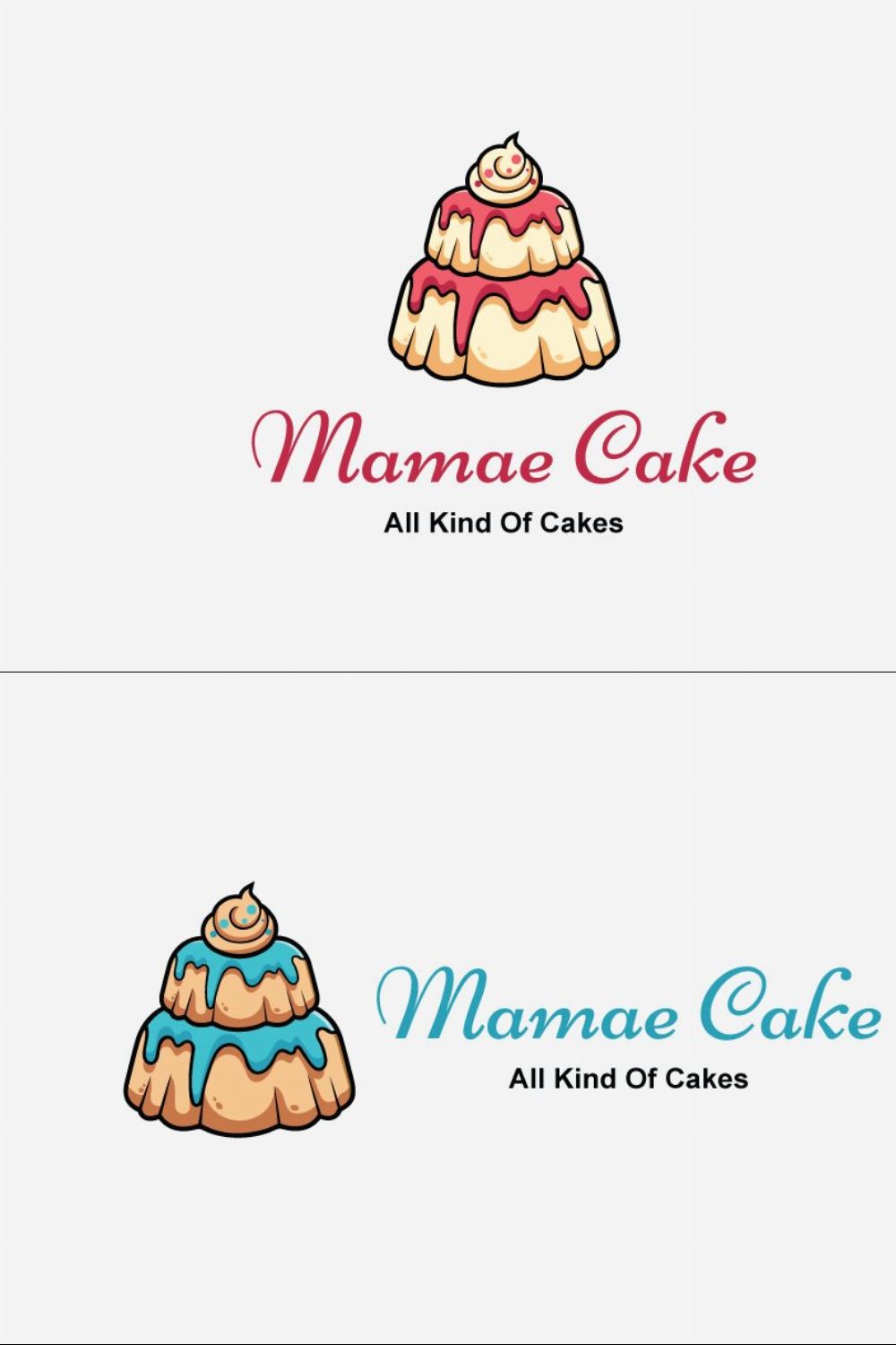 Cake Logo pinterest preview image.