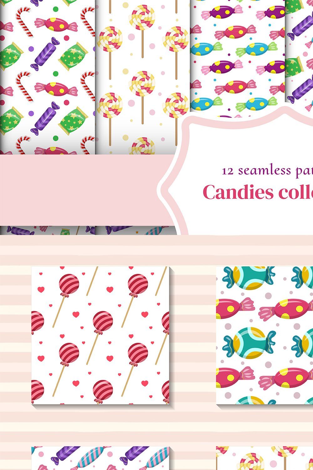 Candies collection pinterest preview image.