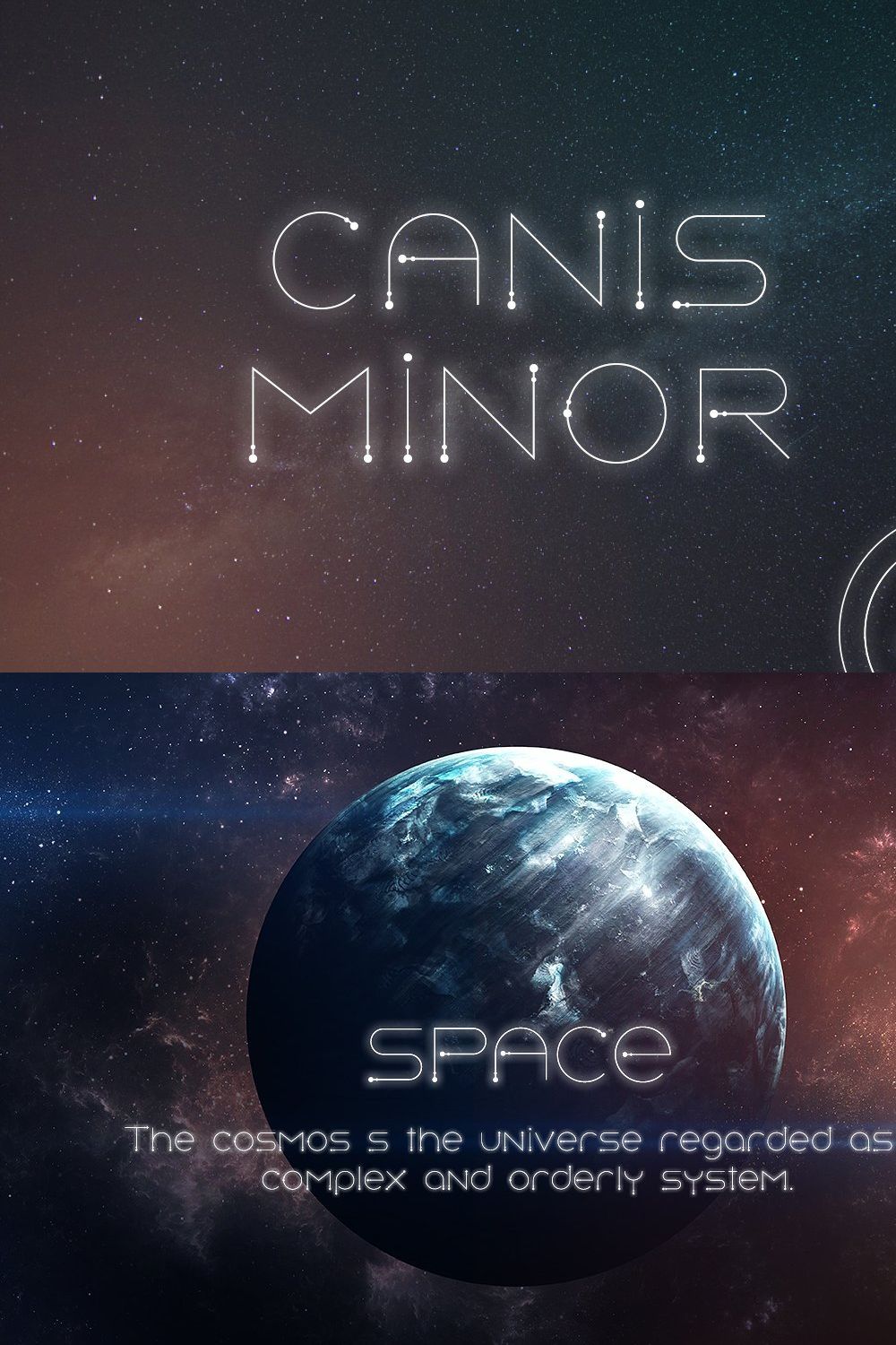 Canis Minor pinterest preview image.