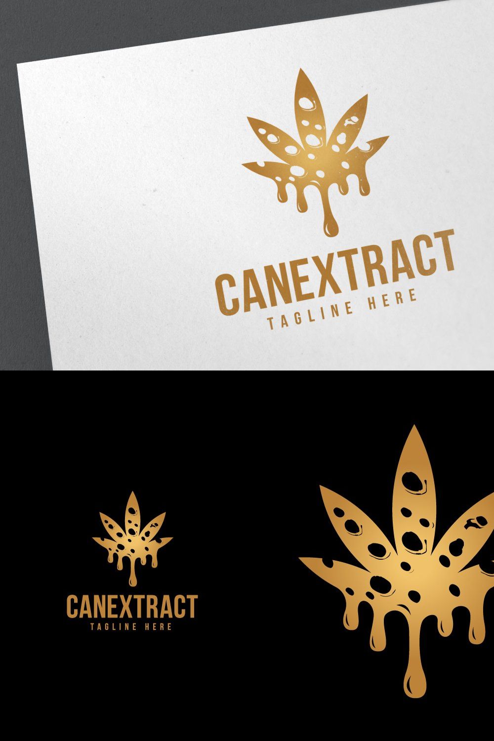 Cannabis Extract Logo pinterest preview image.