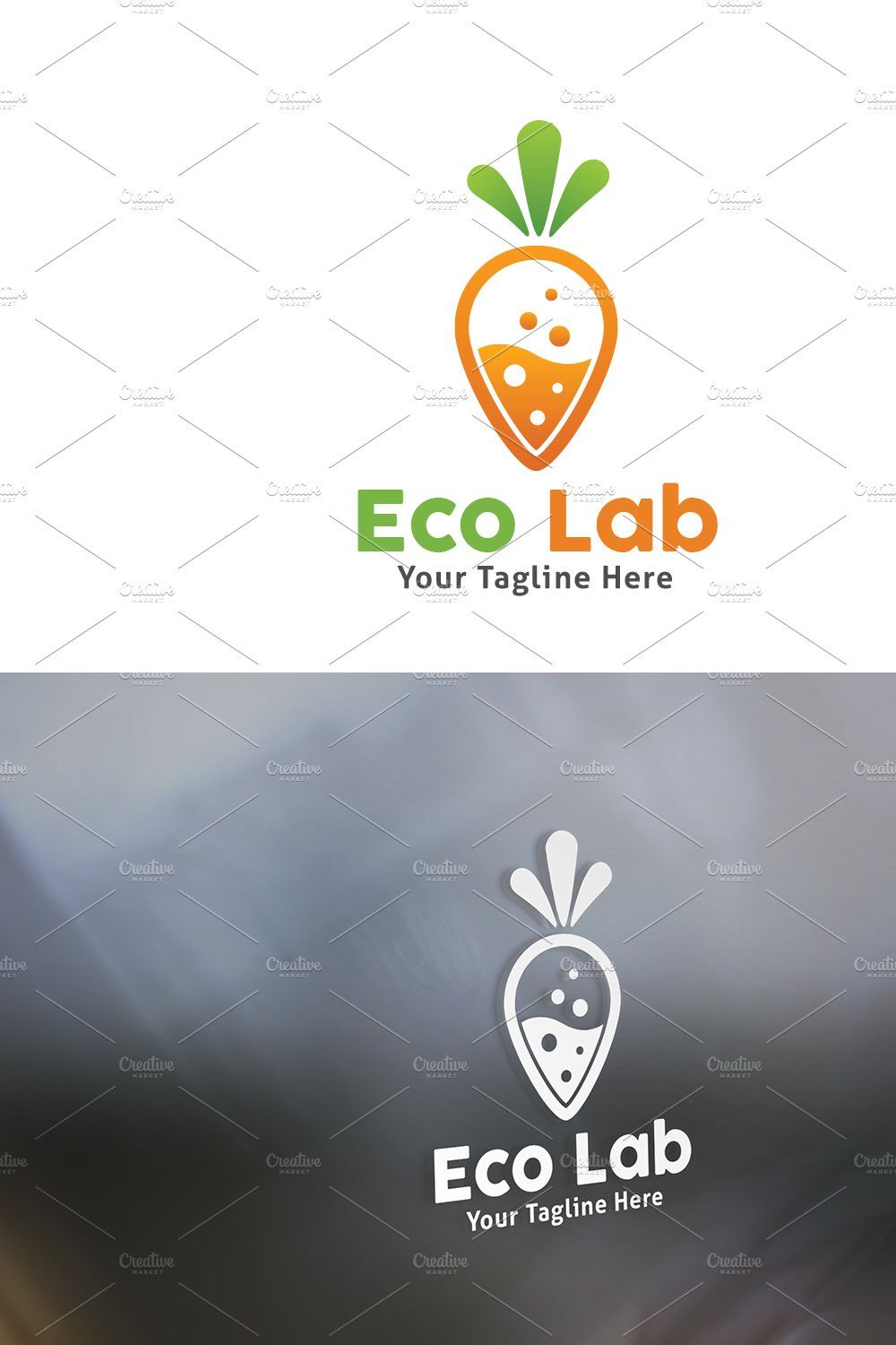Carrot Lab Logo pinterest preview image.
