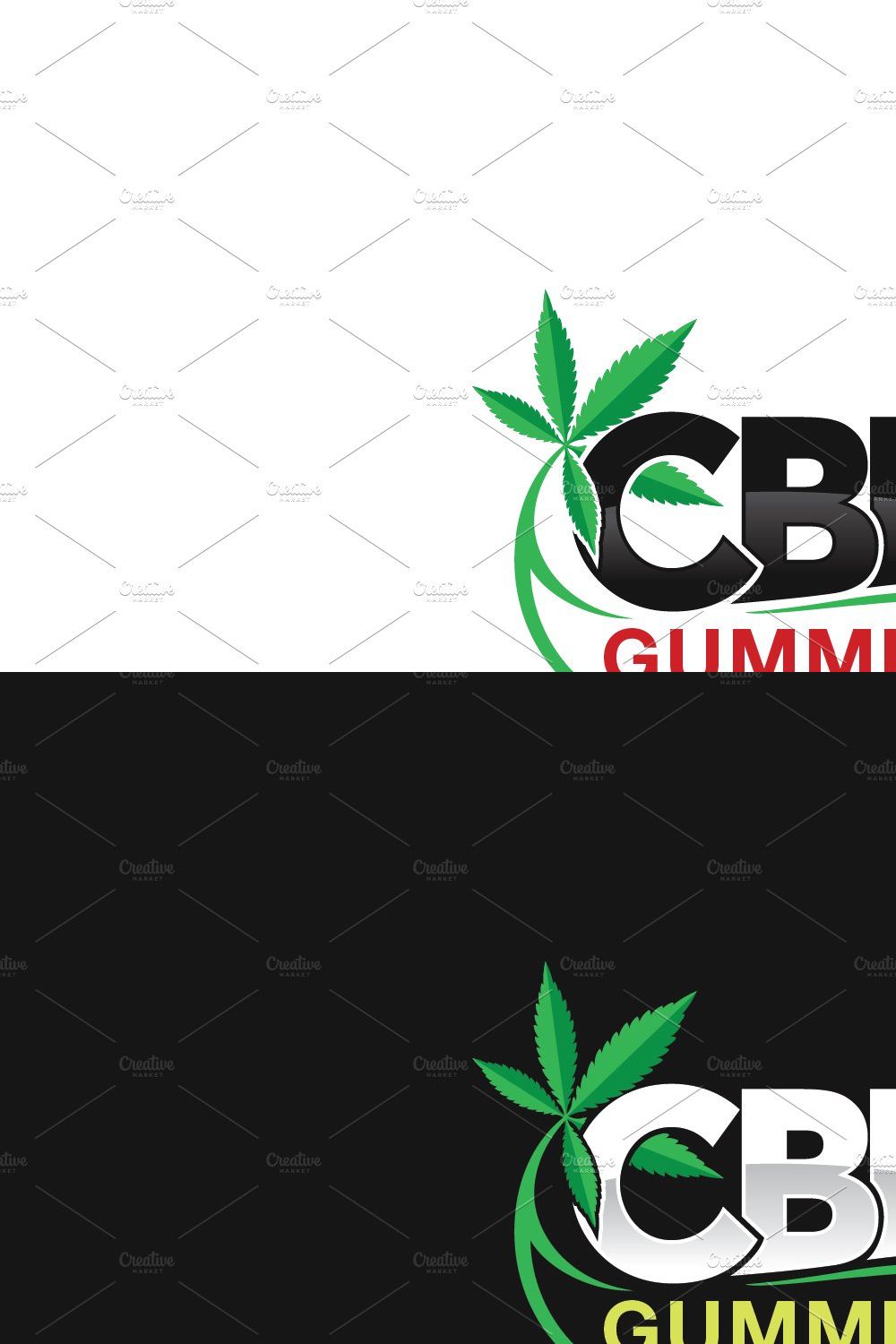 CBD Gummies Logo pinterest preview image.