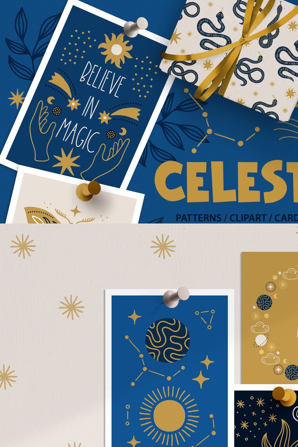 Celestial Kit pinterest preview image.