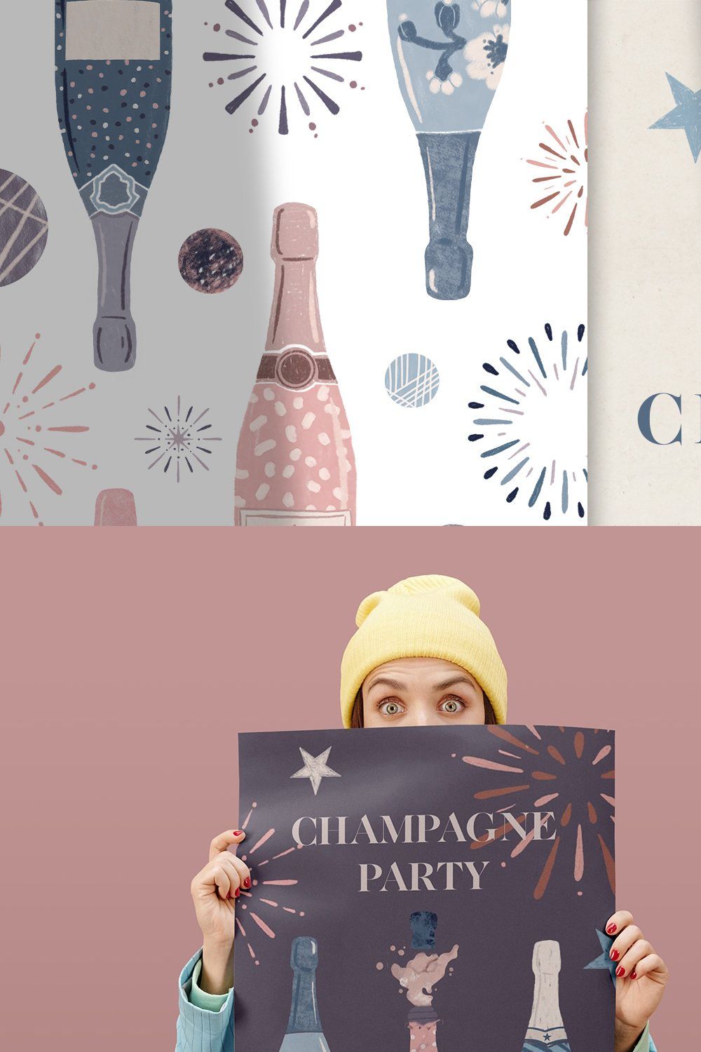 Champagne Celebration Clipart pinterest preview image.