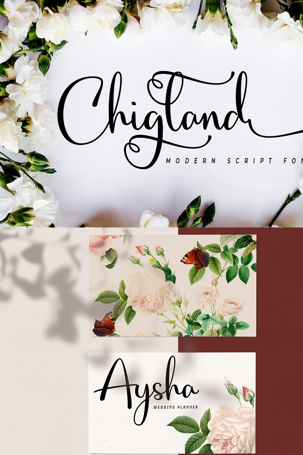 Chigland script pinterest preview image.