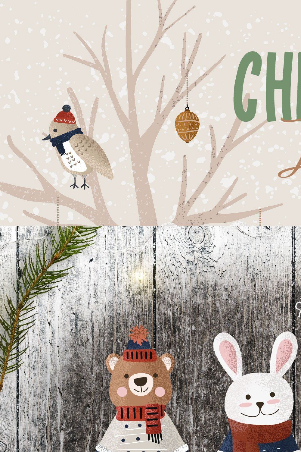 Christmas Things Clipart pinterest preview image.