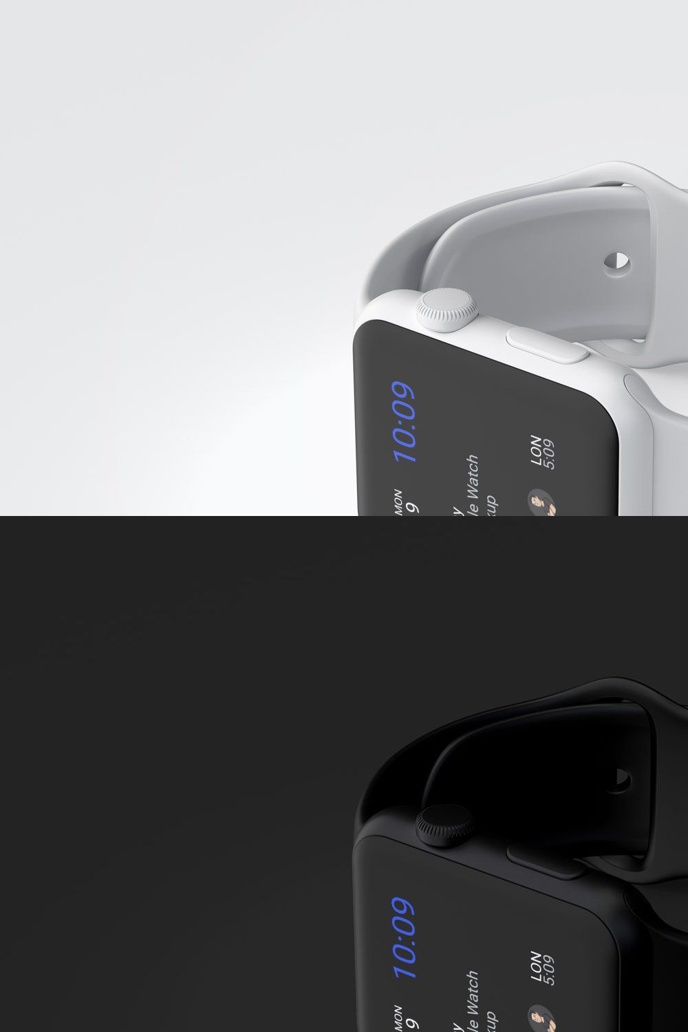 Clay Apple Watch Mockup 03 pinterest preview image.