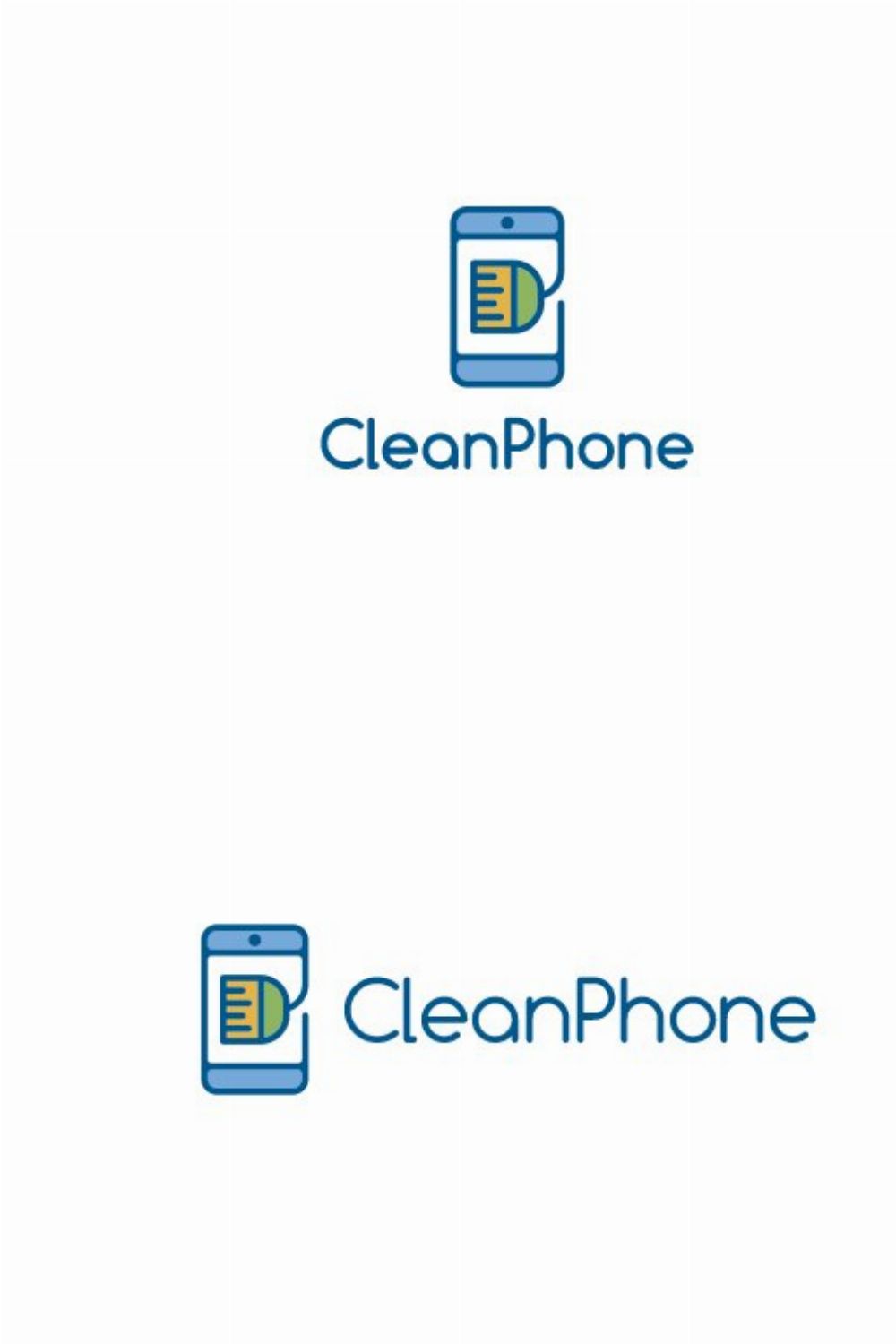 Clean Phone Logo pinterest preview image.