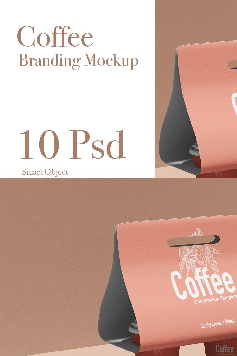 Coffee Branding Mockup Set pinterest preview image.