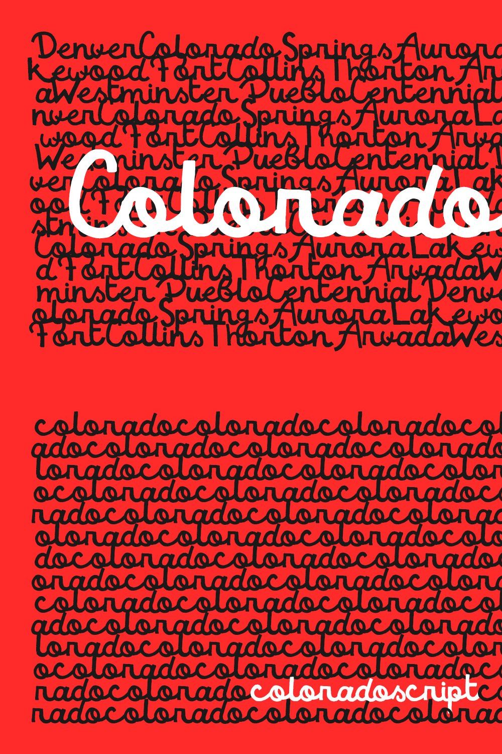 Colorado — Script Font pinterest preview image.