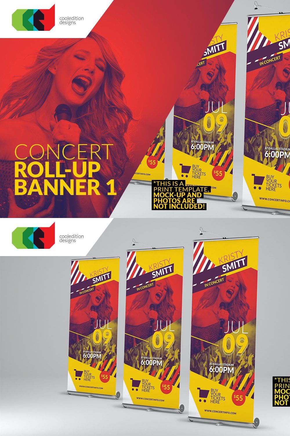 Concert - Roll-Up Banner 1 pinterest preview image.