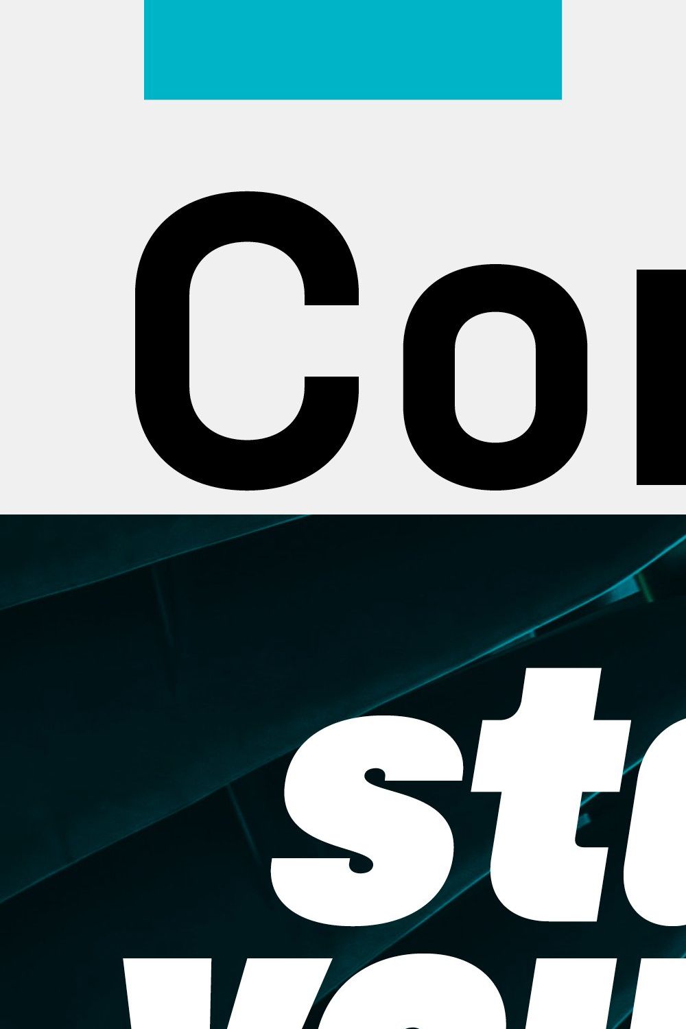Config Complete Font Family pinterest preview image.