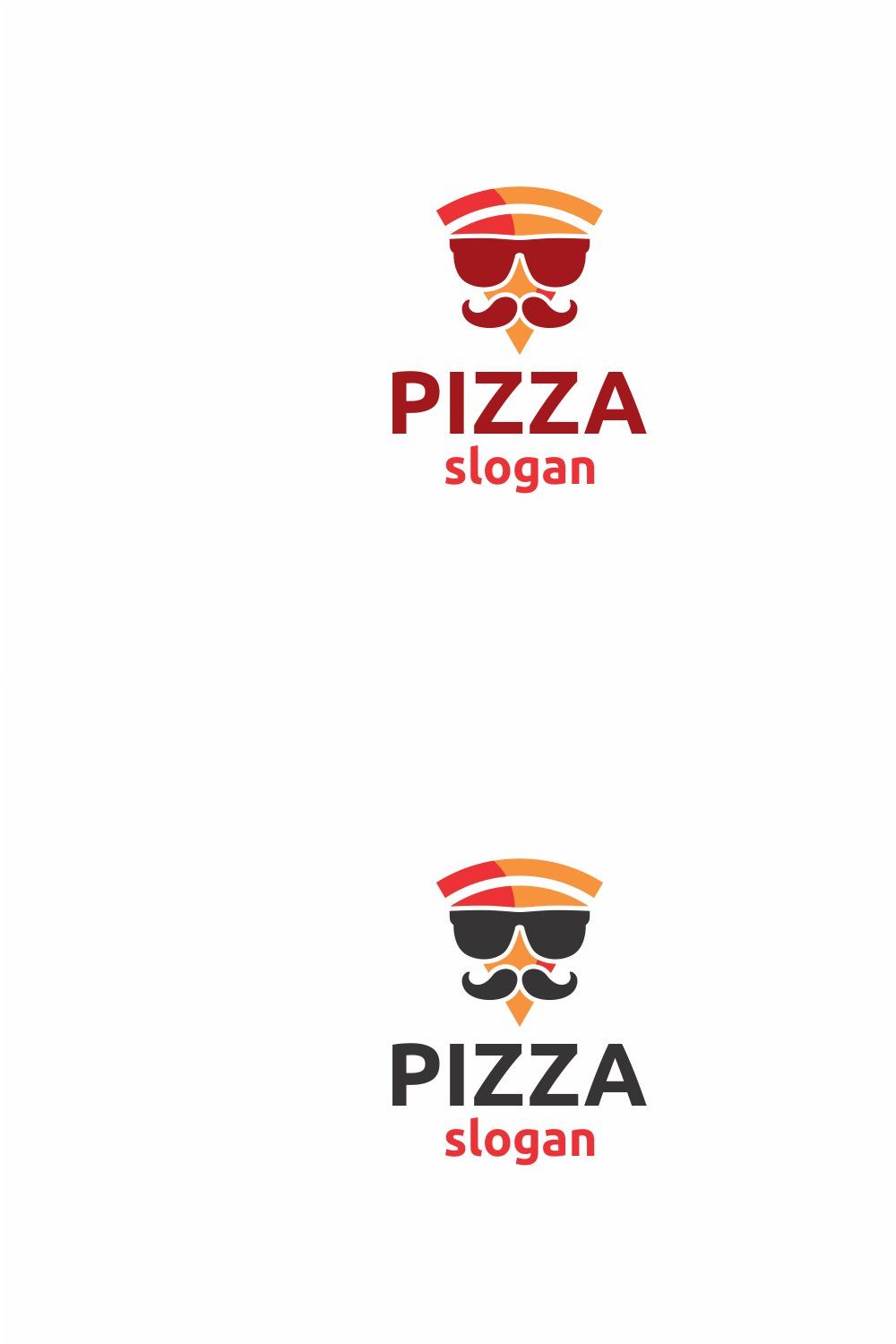Cool Pizza Logo pinterest preview image.