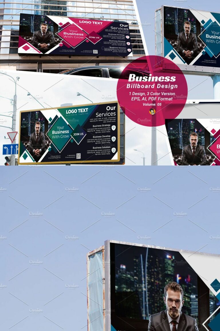 Billboard Template.pdf Corporate Billboard Template – MasterBundles