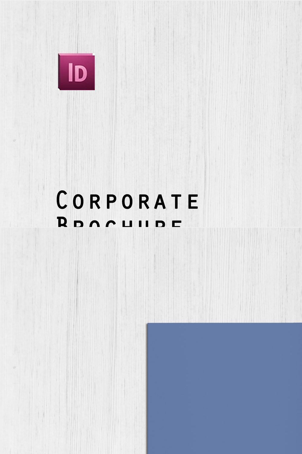 Corporate Business Brochure pinterest preview image.