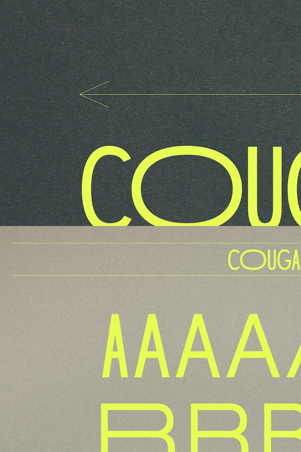 Cougar – Variable Widths Sans pinterest preview image.