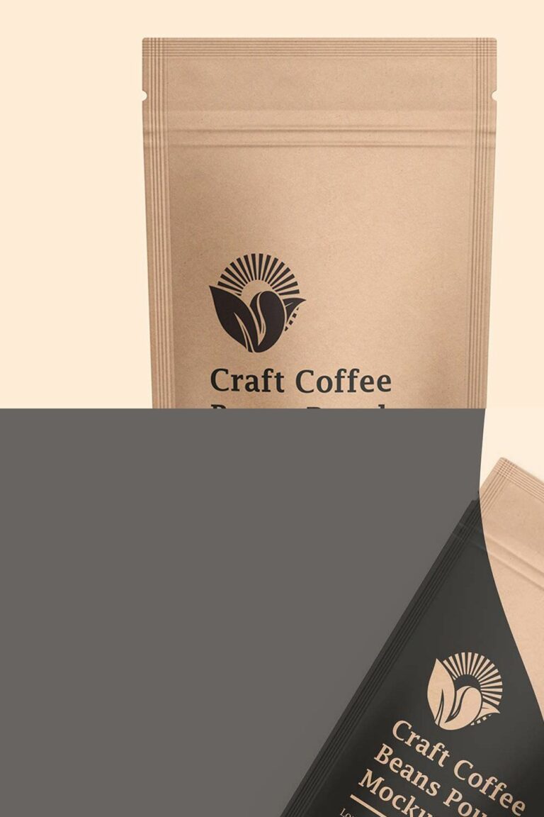 Coffee Pouch Mockups   MasterBundles