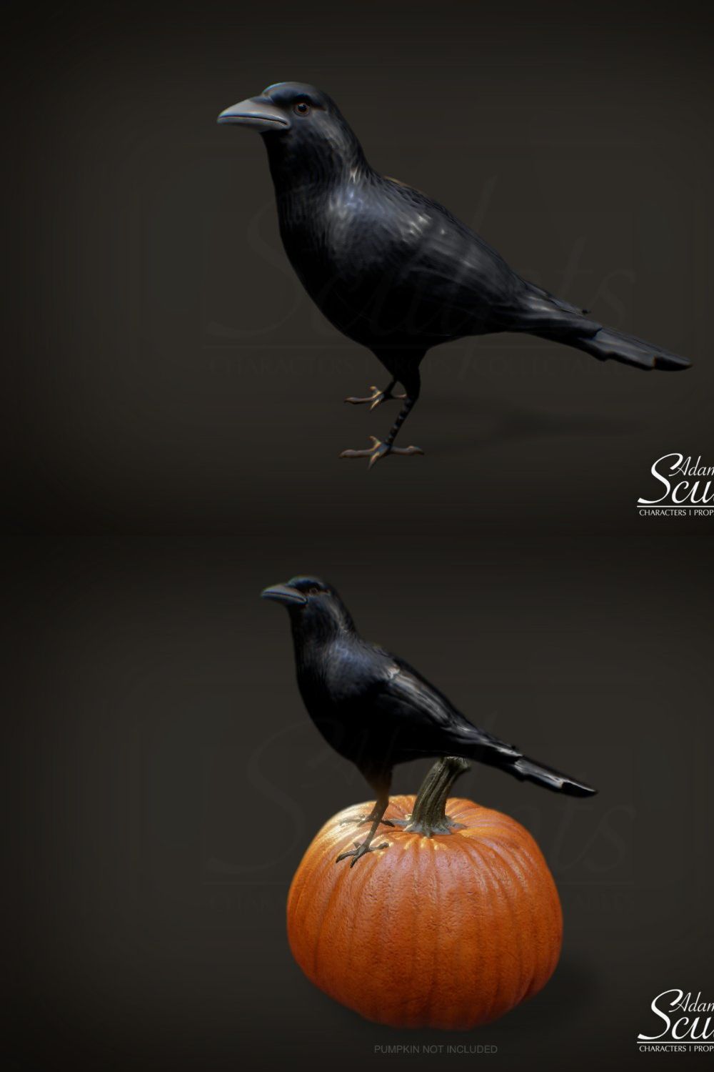 Crow Standing pinterest preview image.