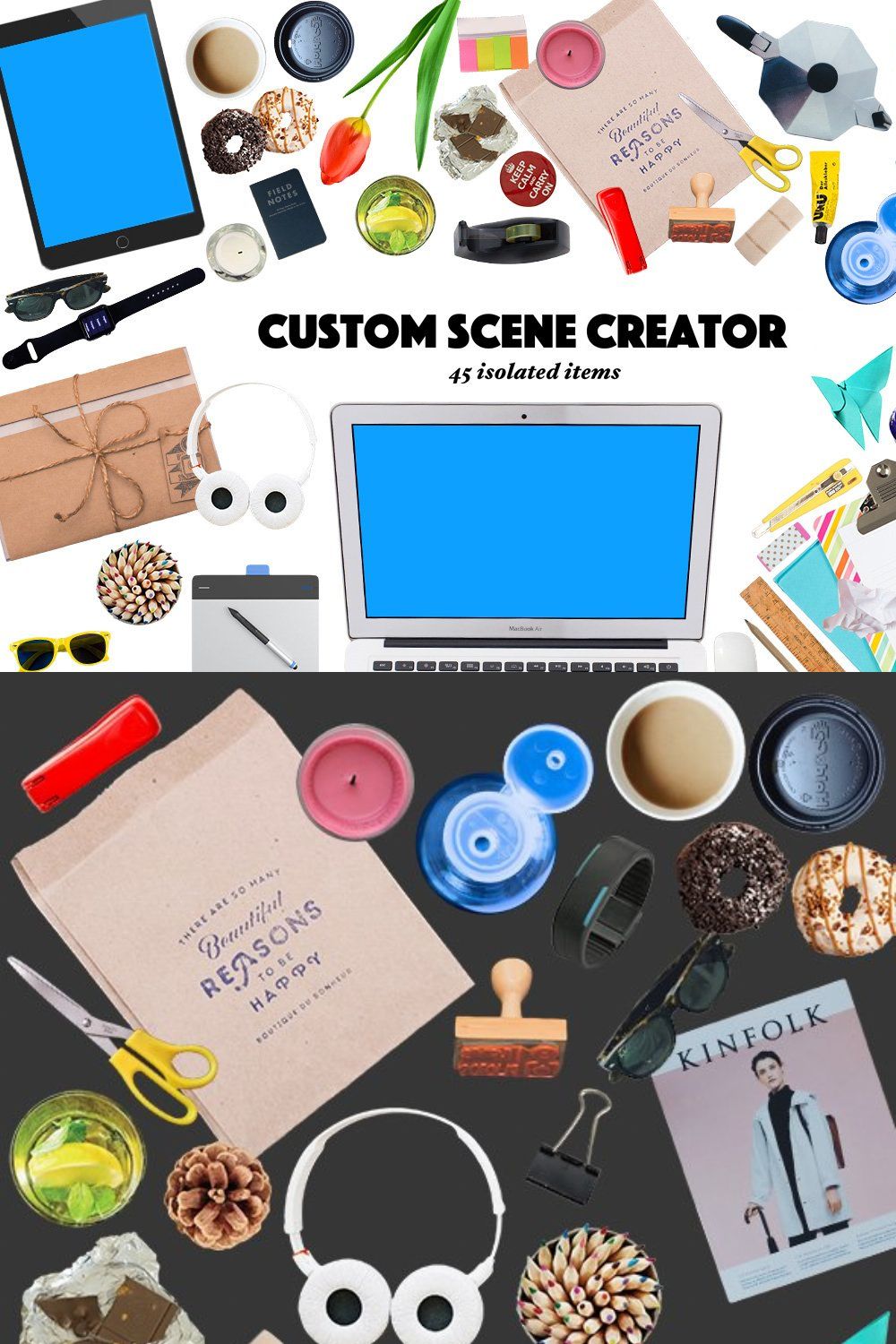 Custom Scene Creator pinterest preview image.