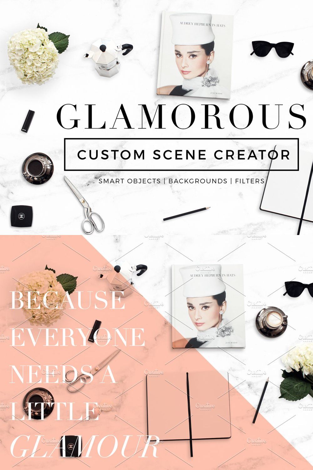 Custom Scene Creator- Glamorous pinterest preview image.