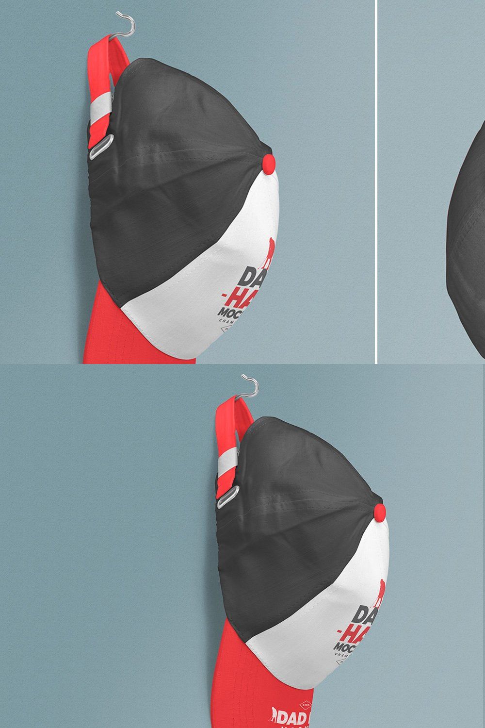 Dad Hat Mockups pinterest preview image.