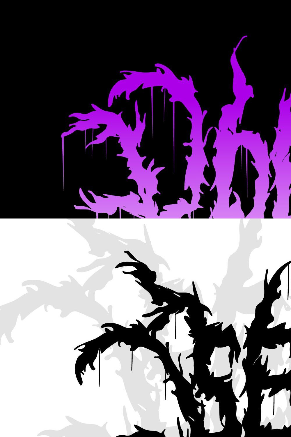 Death angel - Death metal font style pinterest preview image.