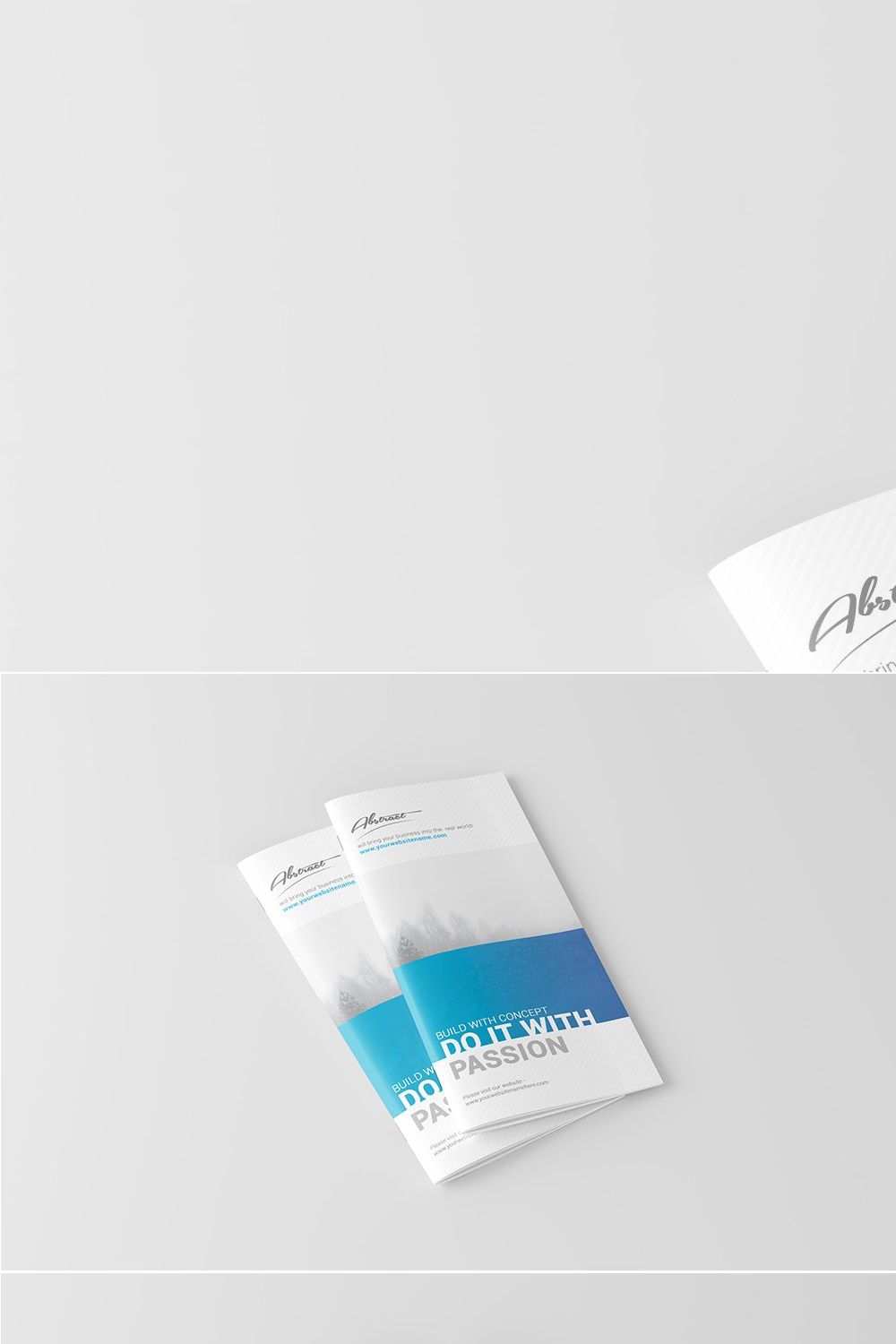 DL Brochure / Magazine Mockup pinterest preview image.