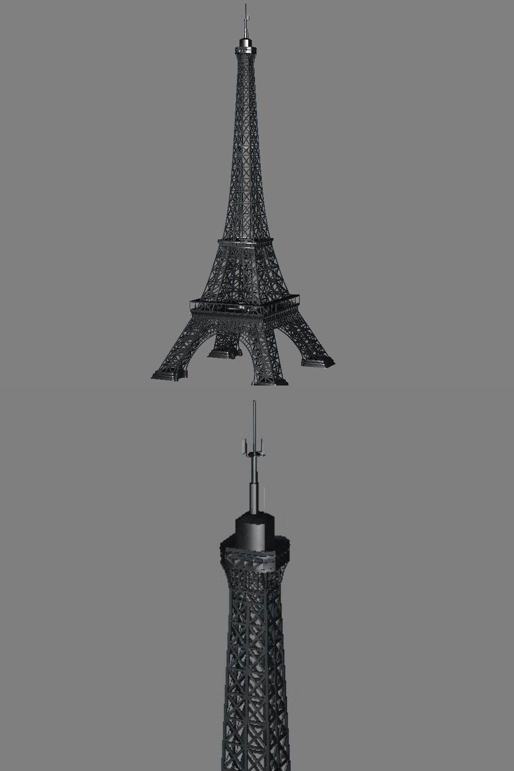 Eiffel Tower pinterest preview image.