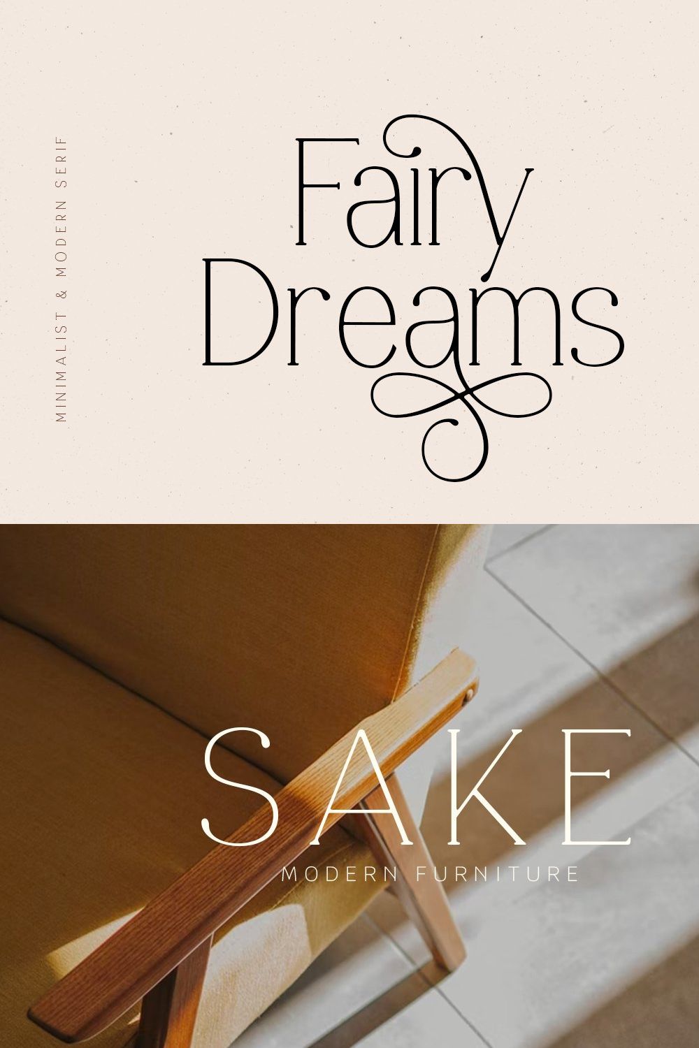 Fairy Dreams - Minimalist Serif pinterest preview image.