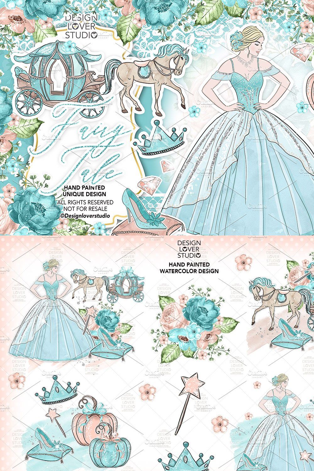 Fairy Tale design pinterest preview image.