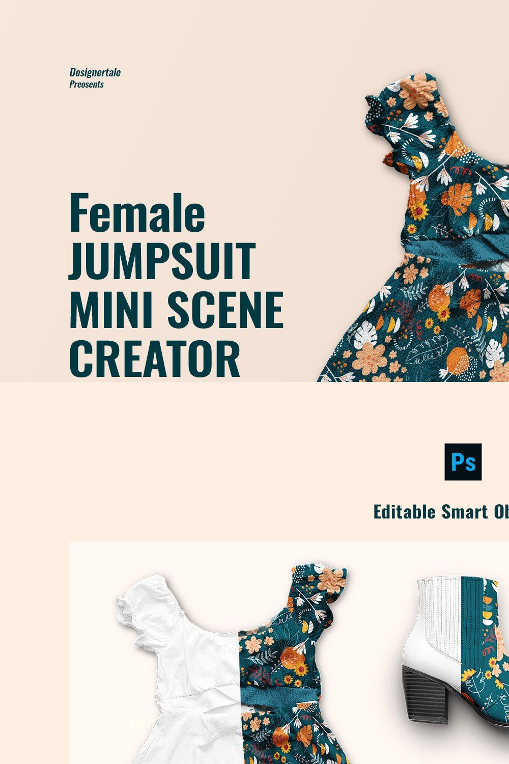 Female Jumpsuit Mini Scene Creator pinterest preview image.