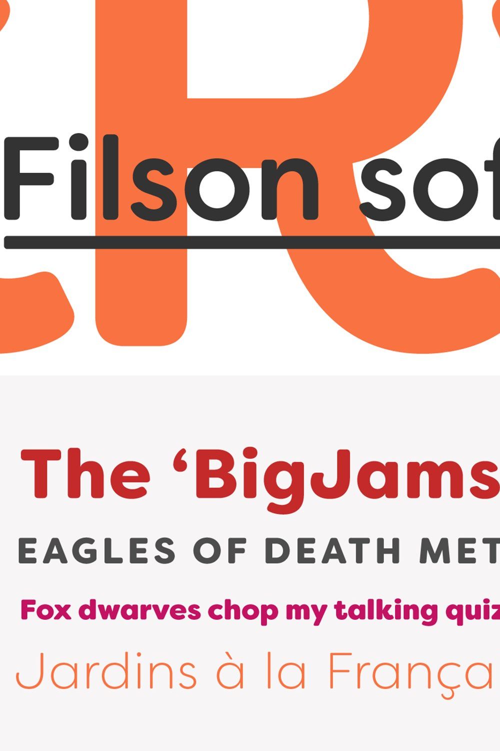 Filson Soft -Complete Font Family pinterest preview image.