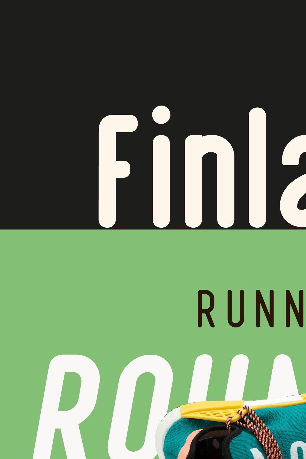 Finland Rounded - Font Family pinterest preview image.