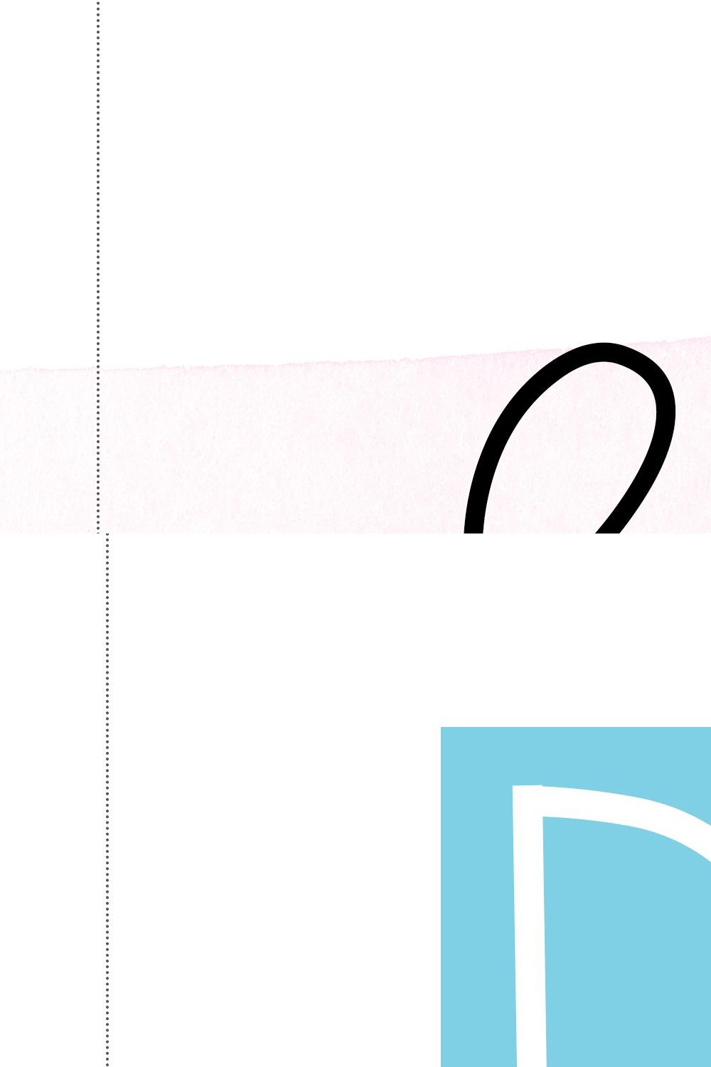 Floaties - A Cute Handwritten Font pinterest preview image.