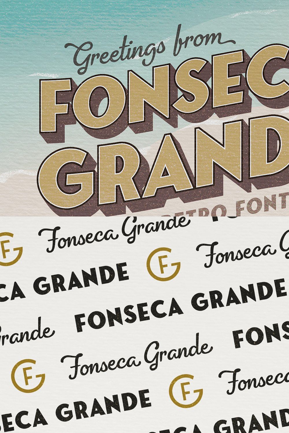 Fonseca Grande ~ Font Duo +BONUS pinterest preview image.