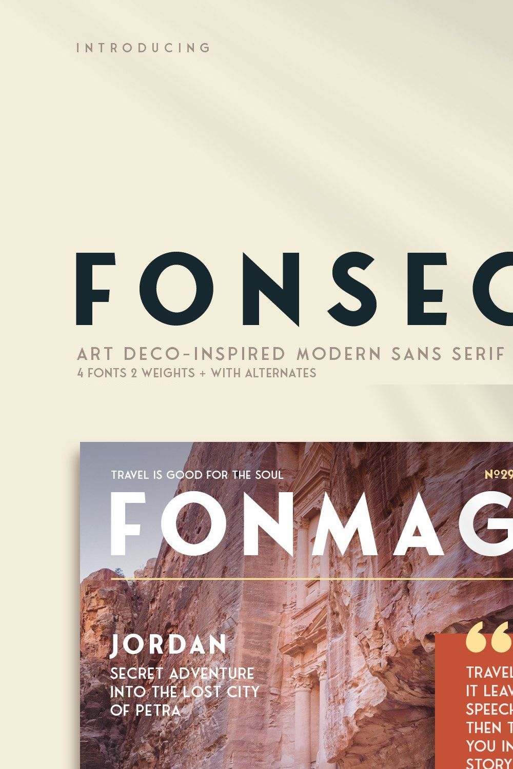 Fonseca ~ Regular & Bold pinterest preview image.