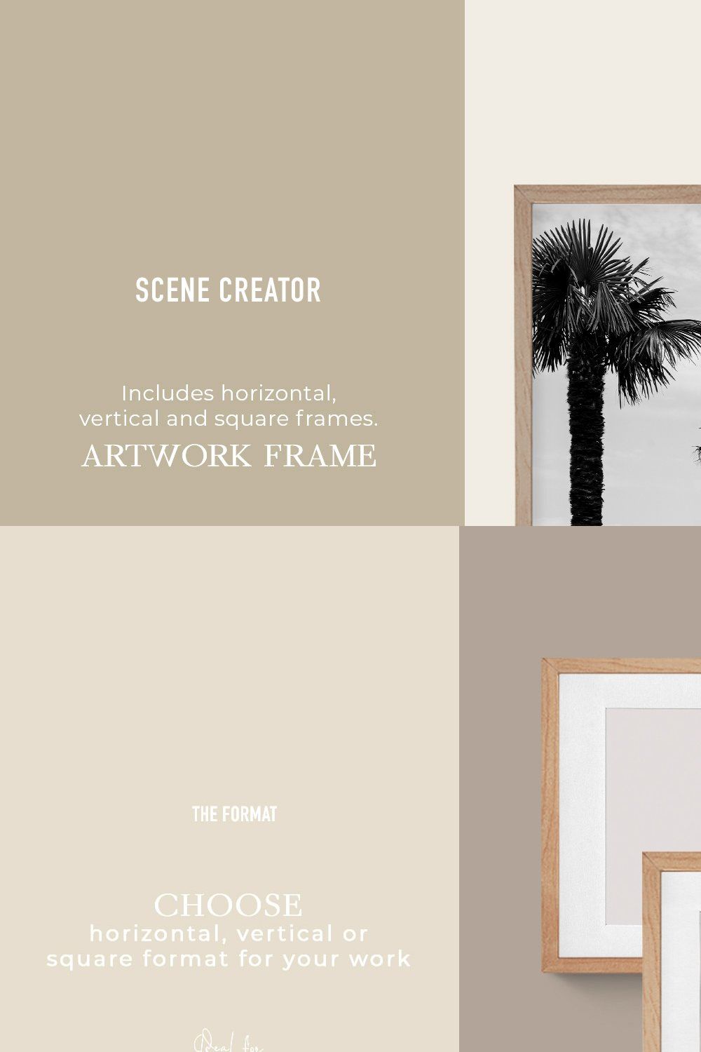 FRAME. SCENE CREATOR. pinterest preview image.