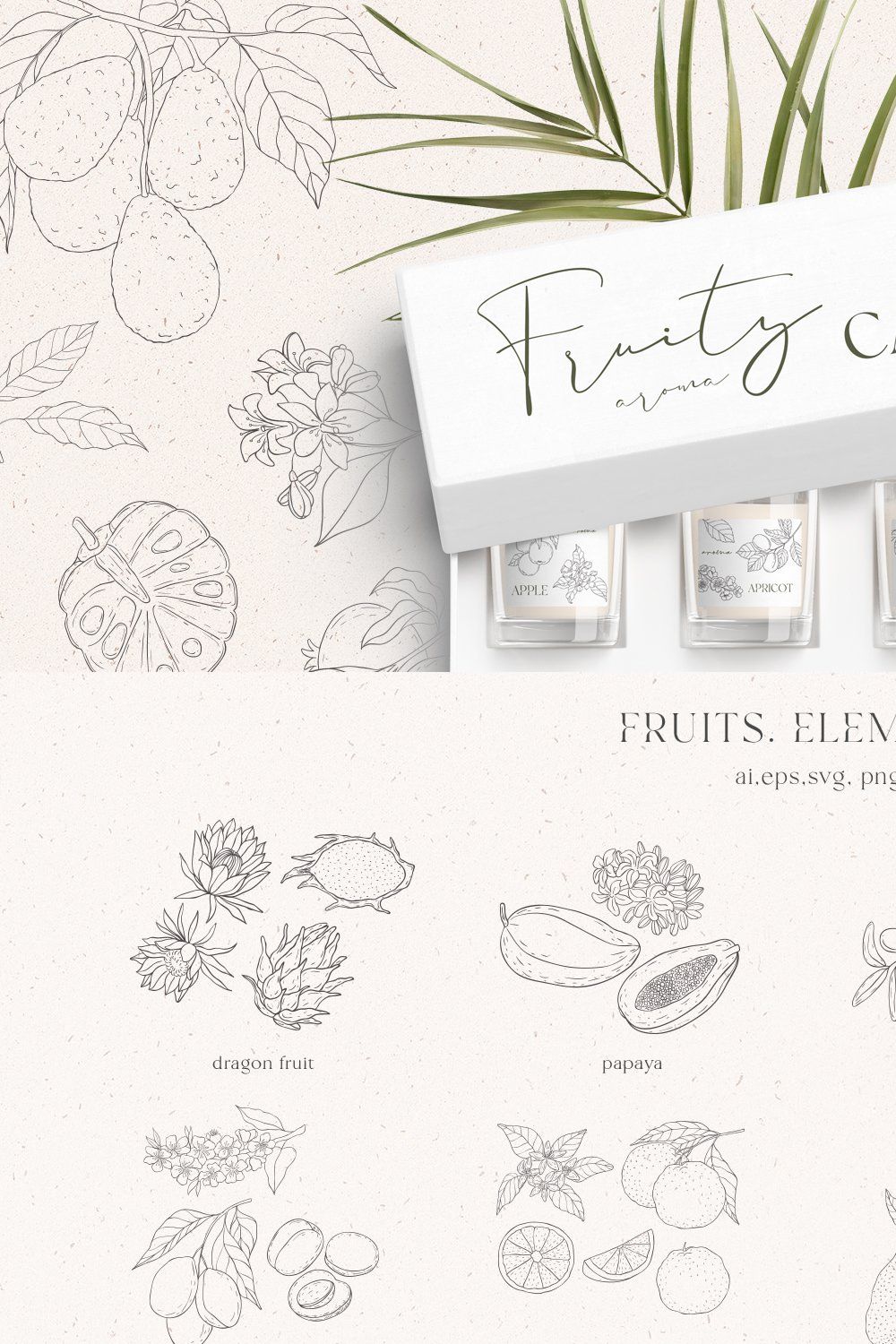Fruits & Flowers. Nuts & Berries. pinterest preview image.
