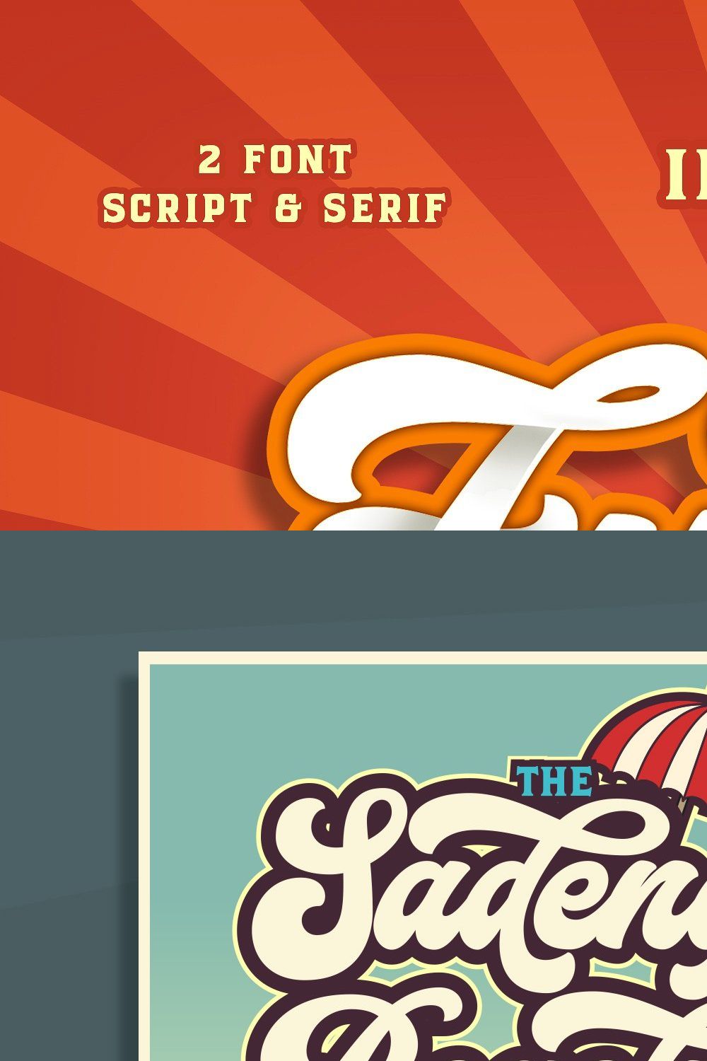 Funkies 2 Font + Extras (INTRO SALE) pinterest preview image.