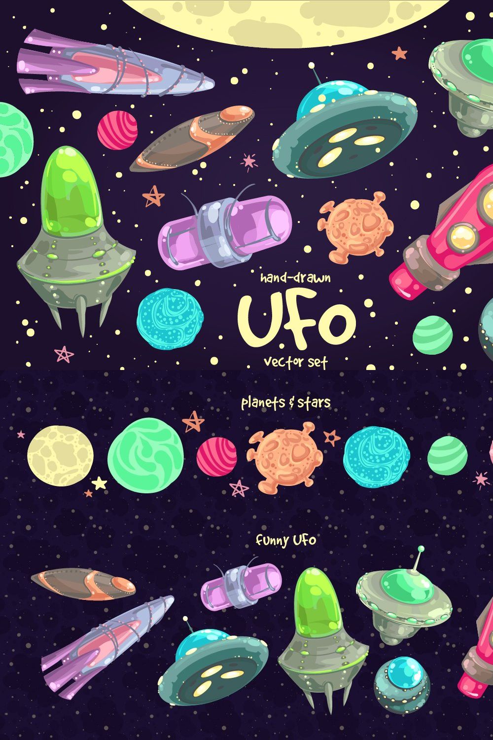 Funny UFO pinterest preview image.