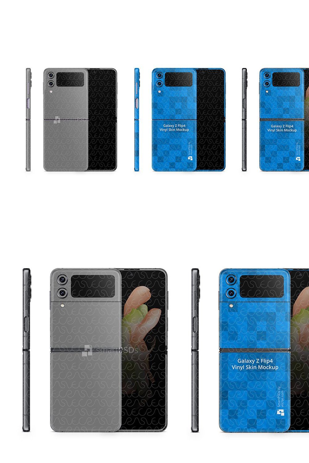 Galaxy Z Flip 4 (2022) PSD Skin PSD pinterest preview image.