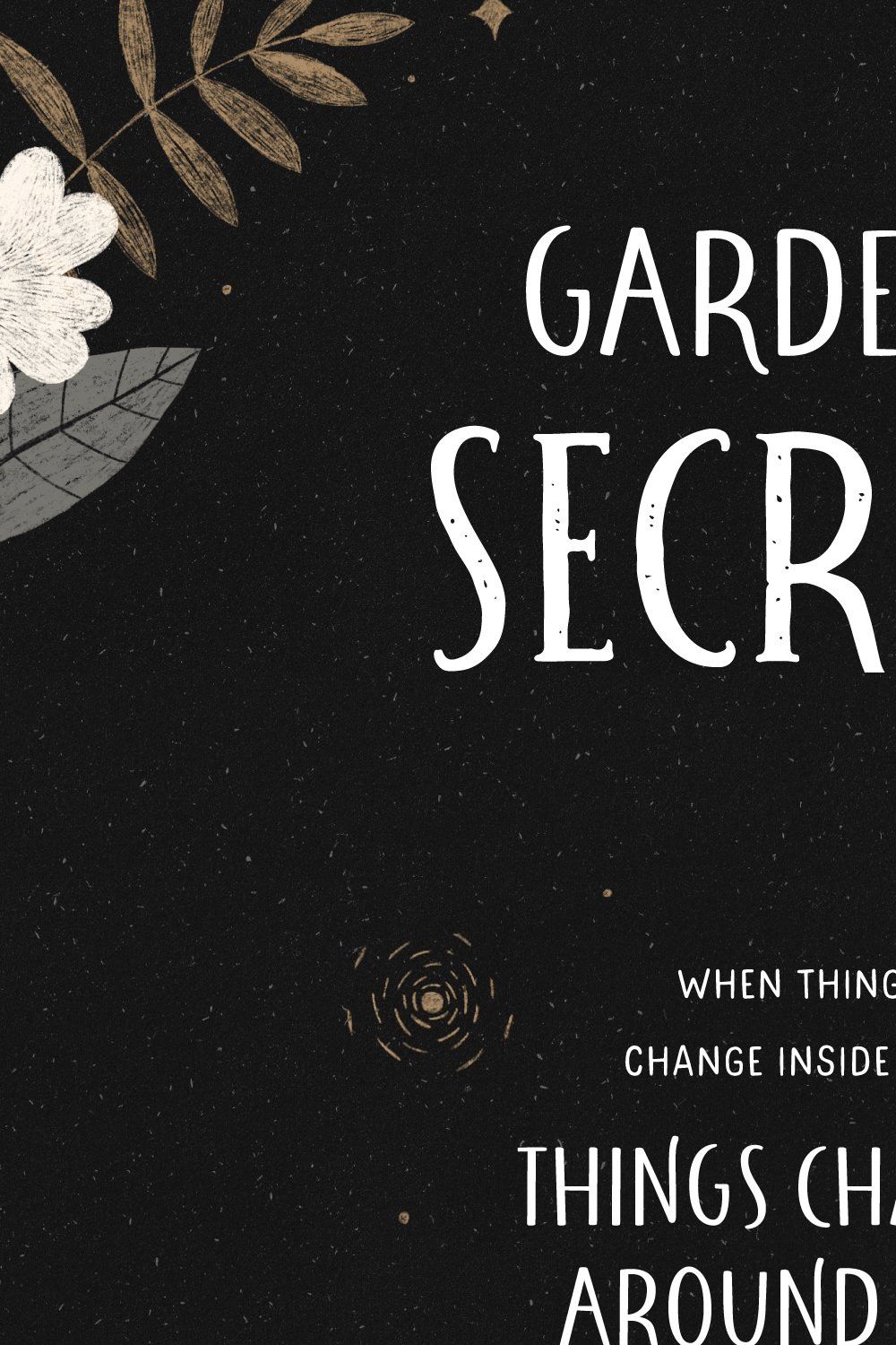 Garden’s secrets | Font Collection pinterest preview image.