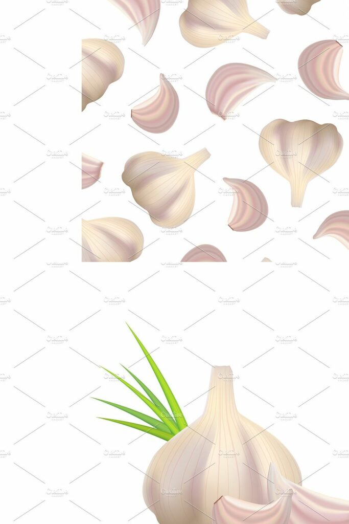Garlic and Cloves Pattern Background – MasterBundles