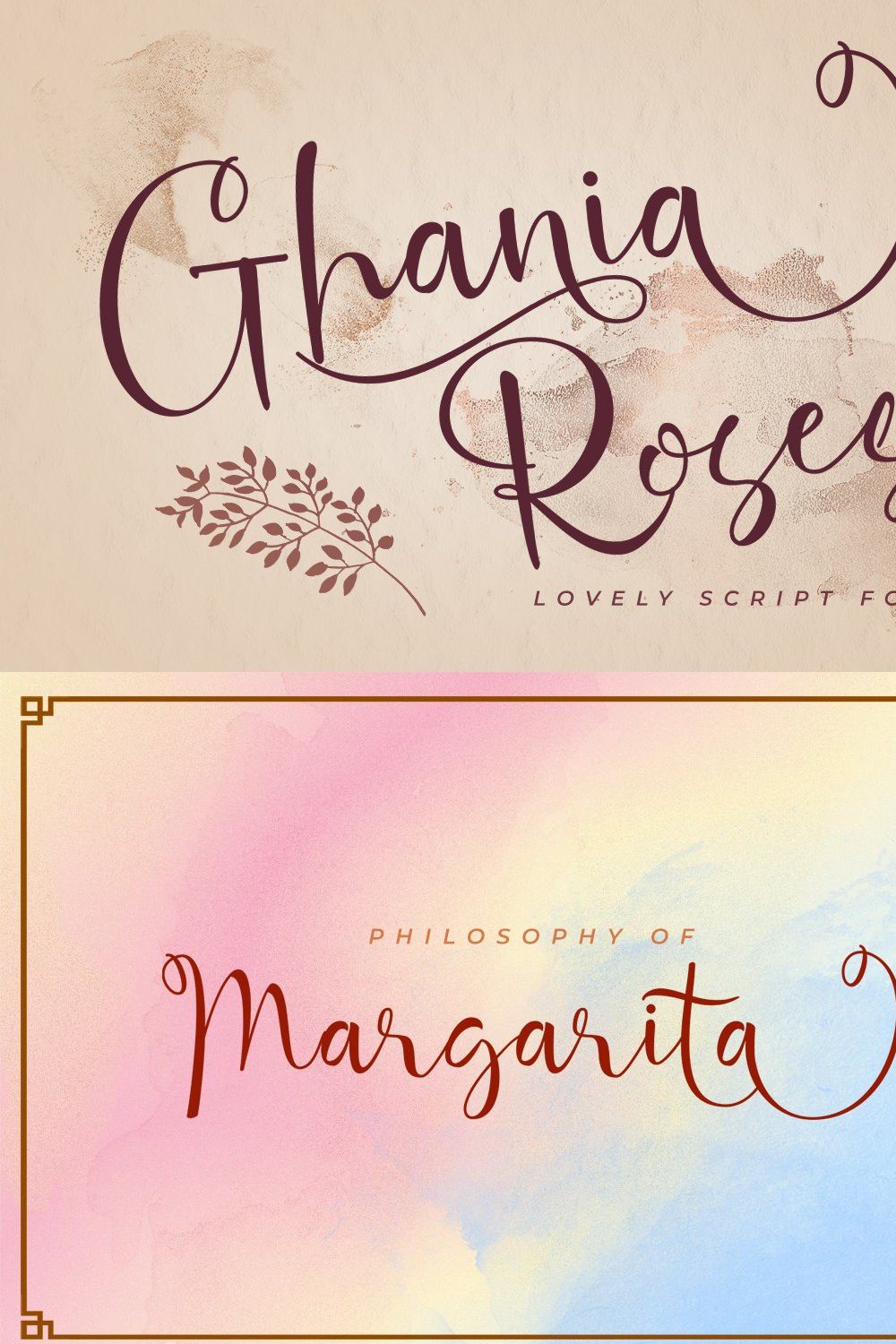 Ghania Roses pinterest preview image.