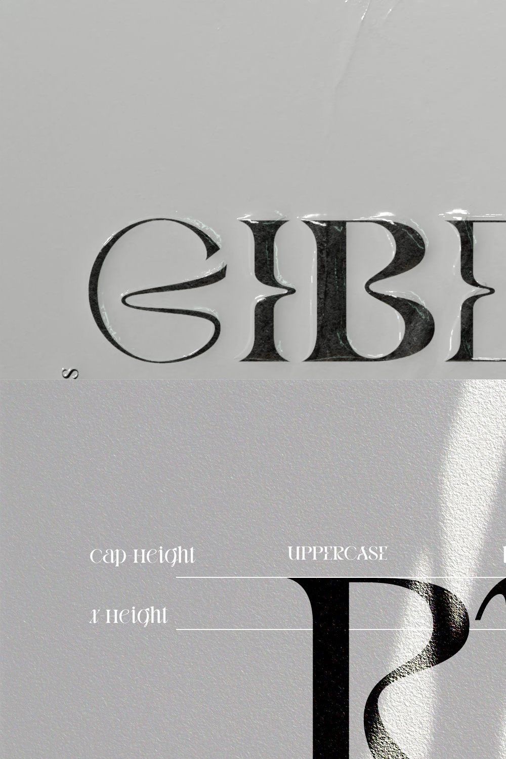 GIBEon Display Serif Family pinterest preview image.
