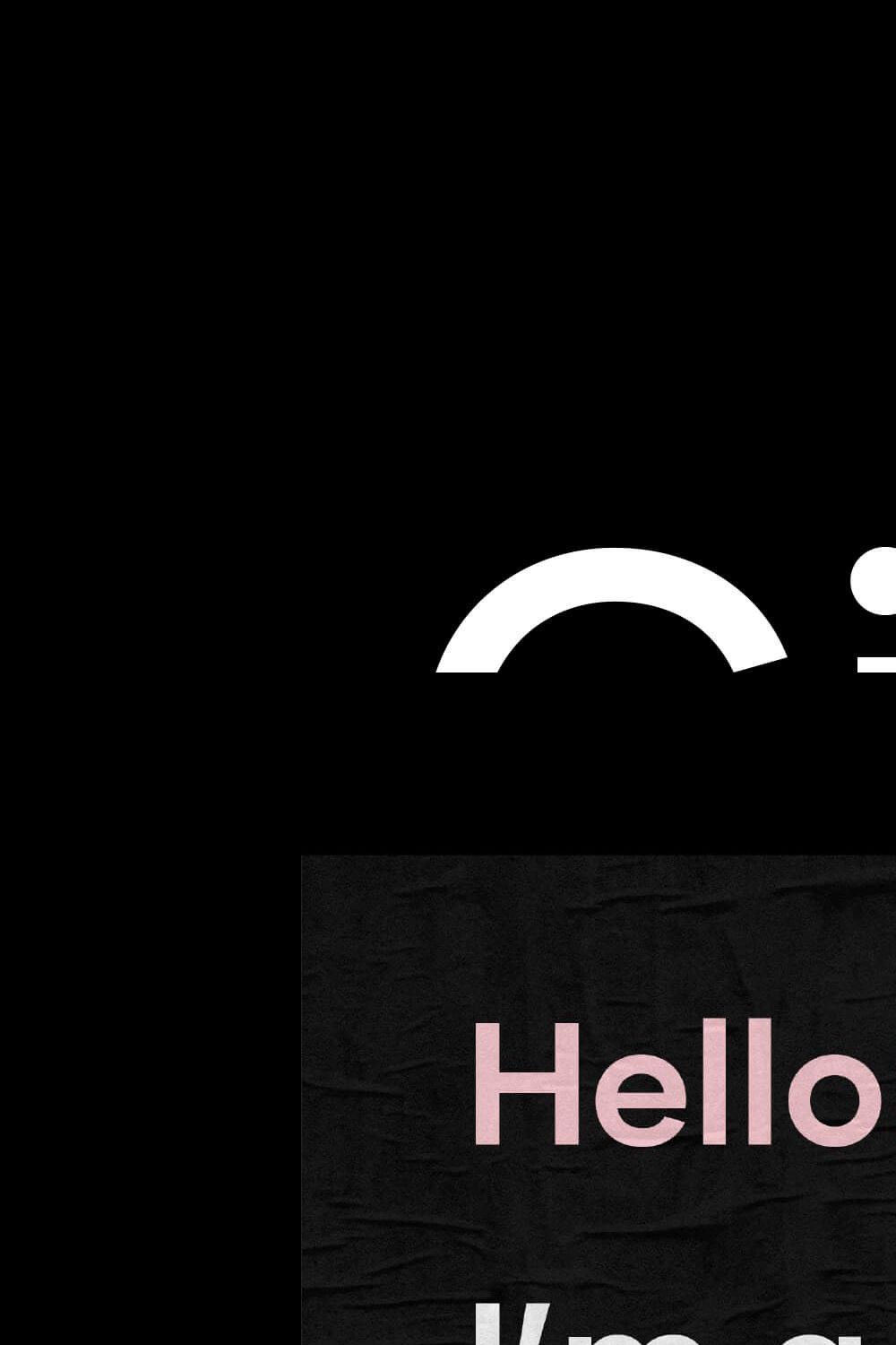 Gilmer – Geometric Sans Serif pinterest preview image.