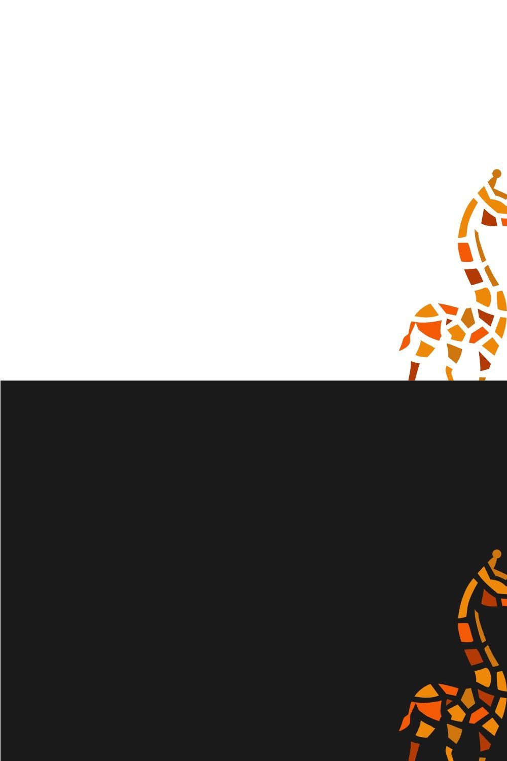 Giraffe Logo pinterest preview image.