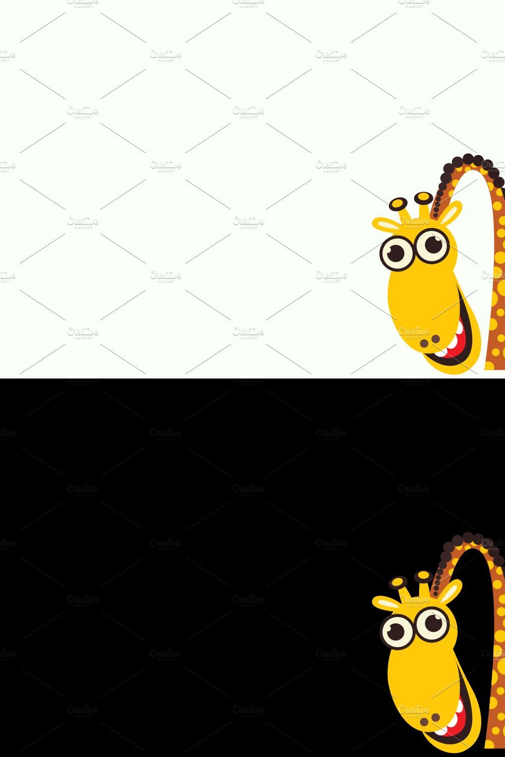Giraffe Logo pinterest preview image.