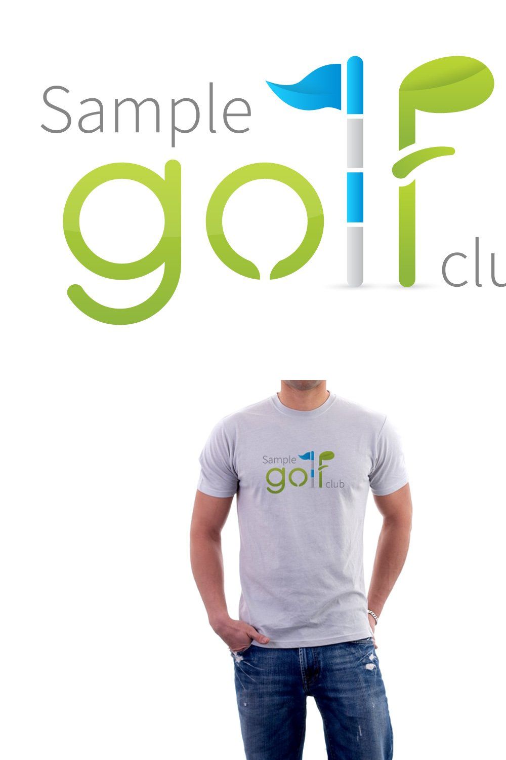 Golf Club Logo pinterest preview image.