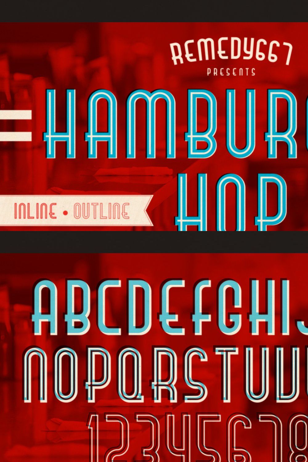 Hamburger Hop pinterest preview image.